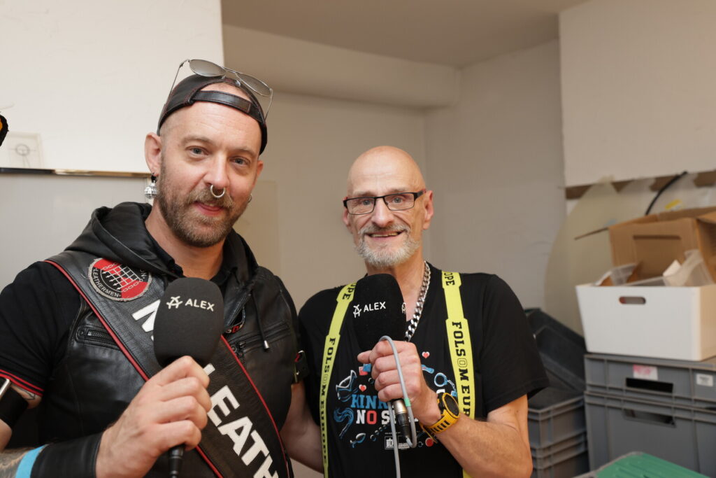 Joe (Mr. Leather London 2026), Thomas /Prideradio) Foto©Erwin Harbeck